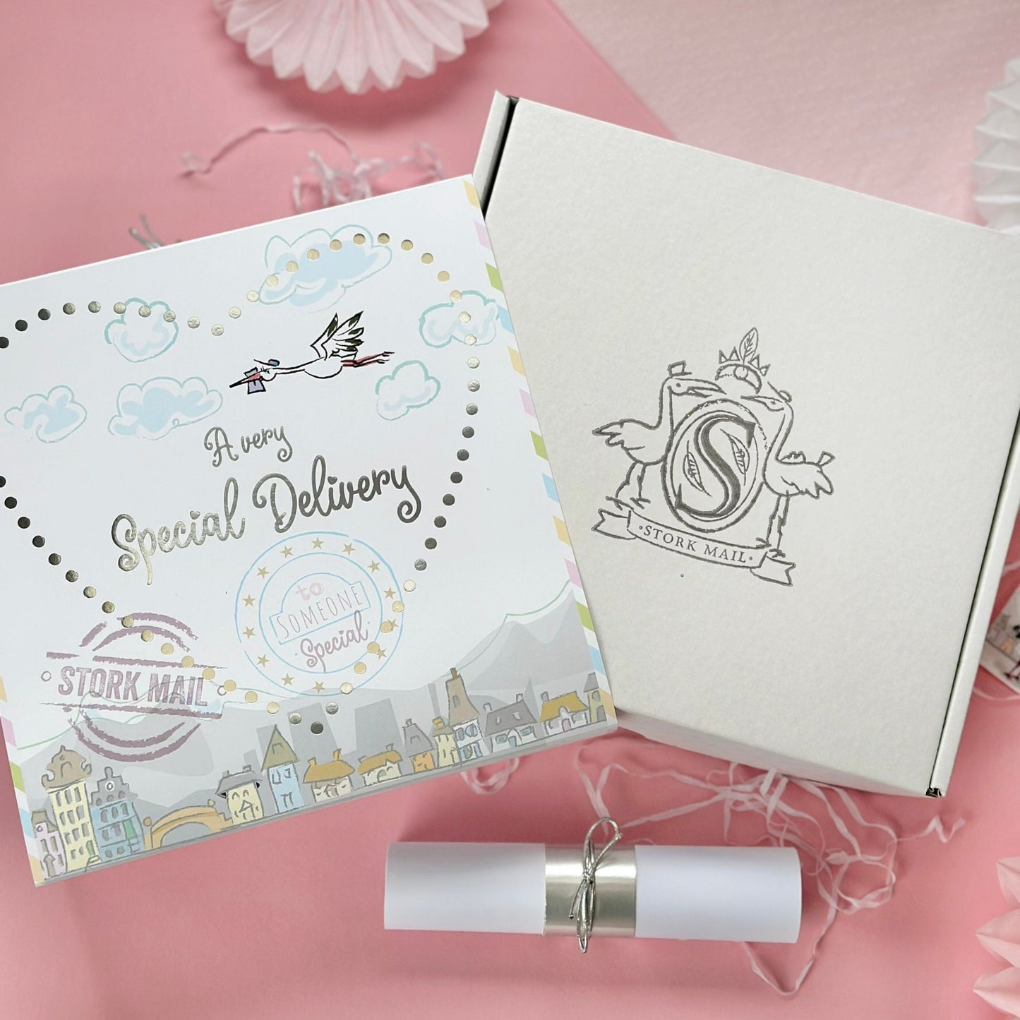 Mum To Be Cuddly Stork Gift Set