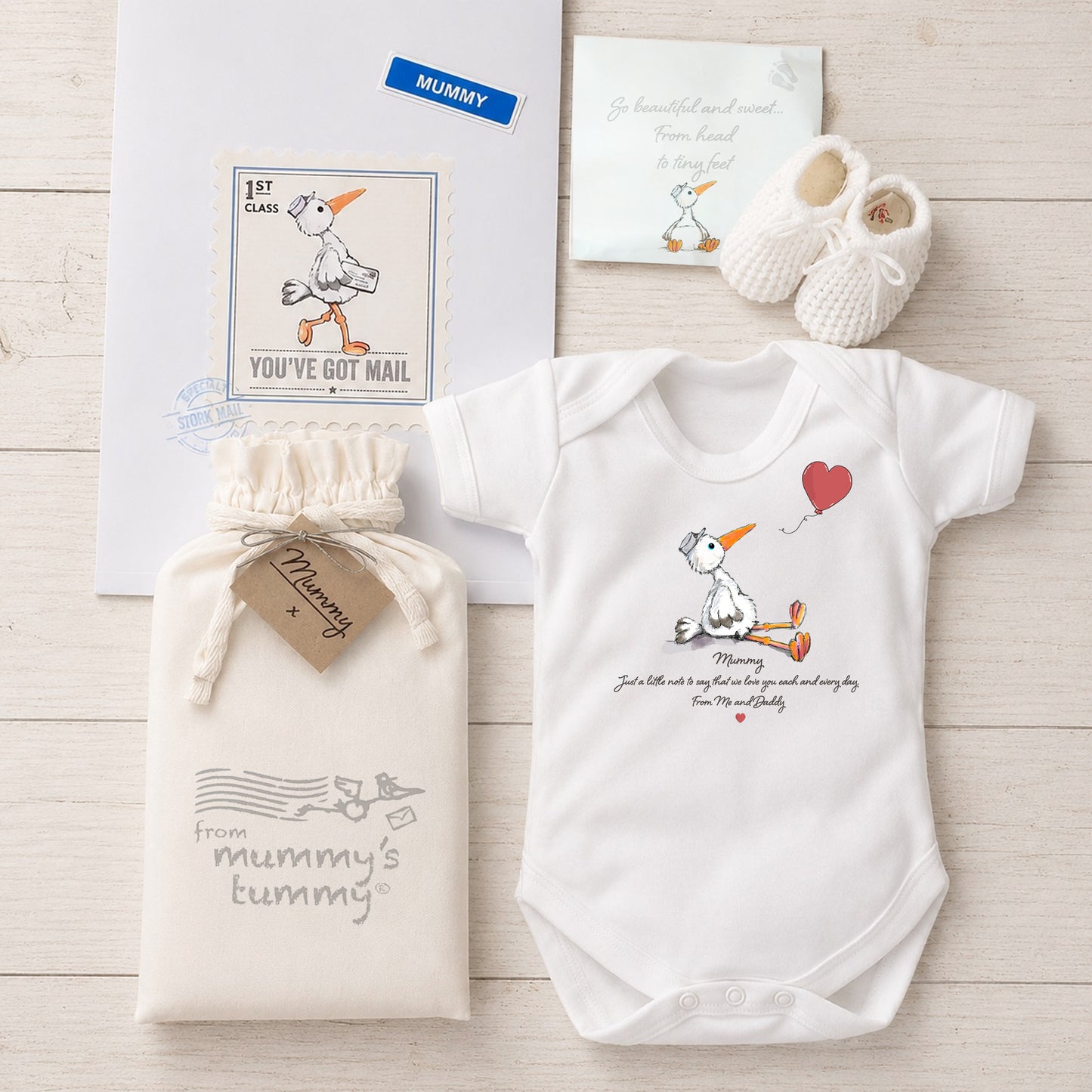Mummy to Be, Babygrow, message from Daddy & Baby