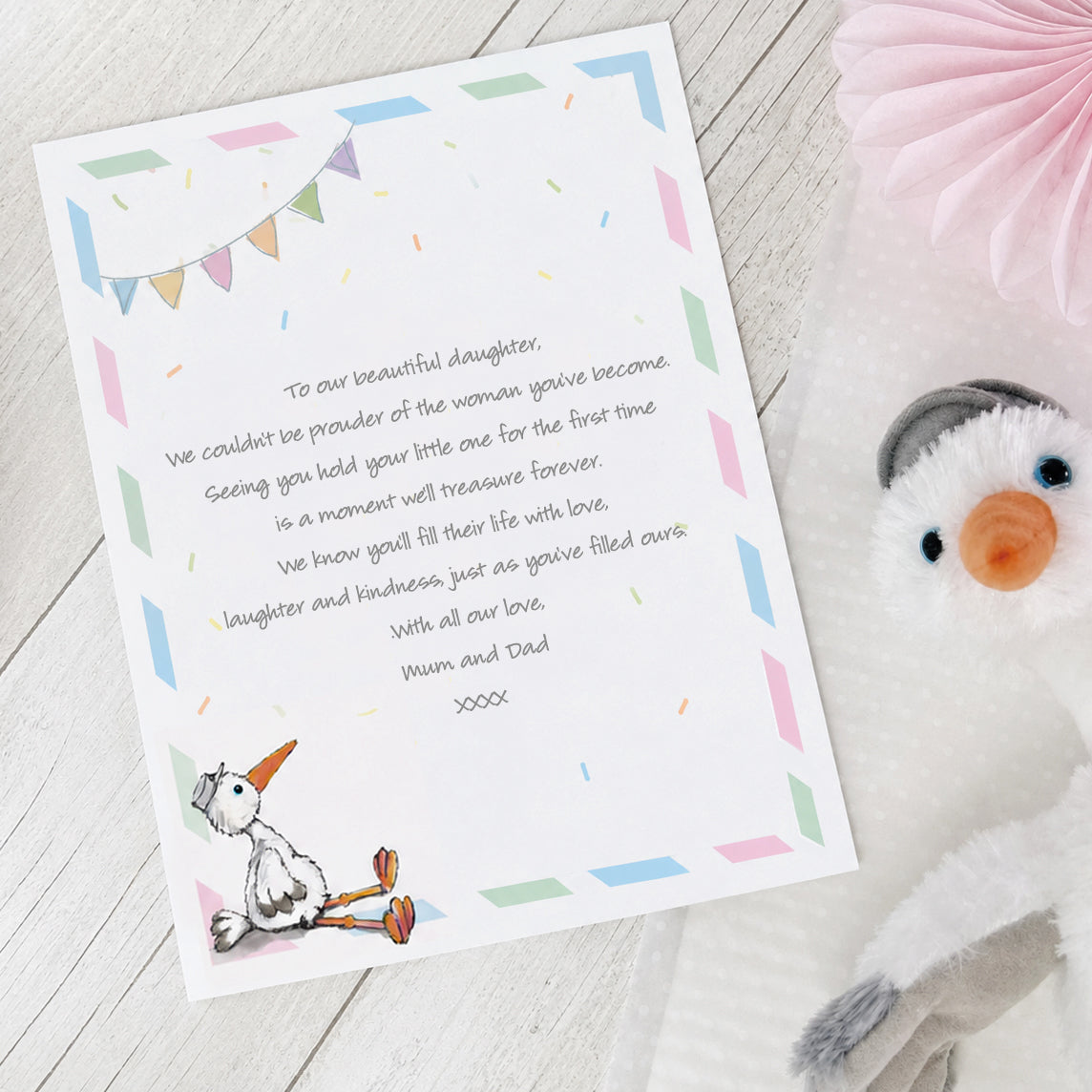 Cuddly Stork Gift Set for Mummy
