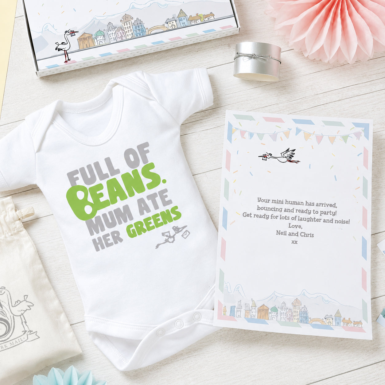 Full Of Beans New baby Gift