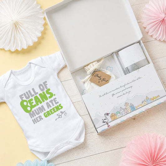 Full Of Beans New baby Gift