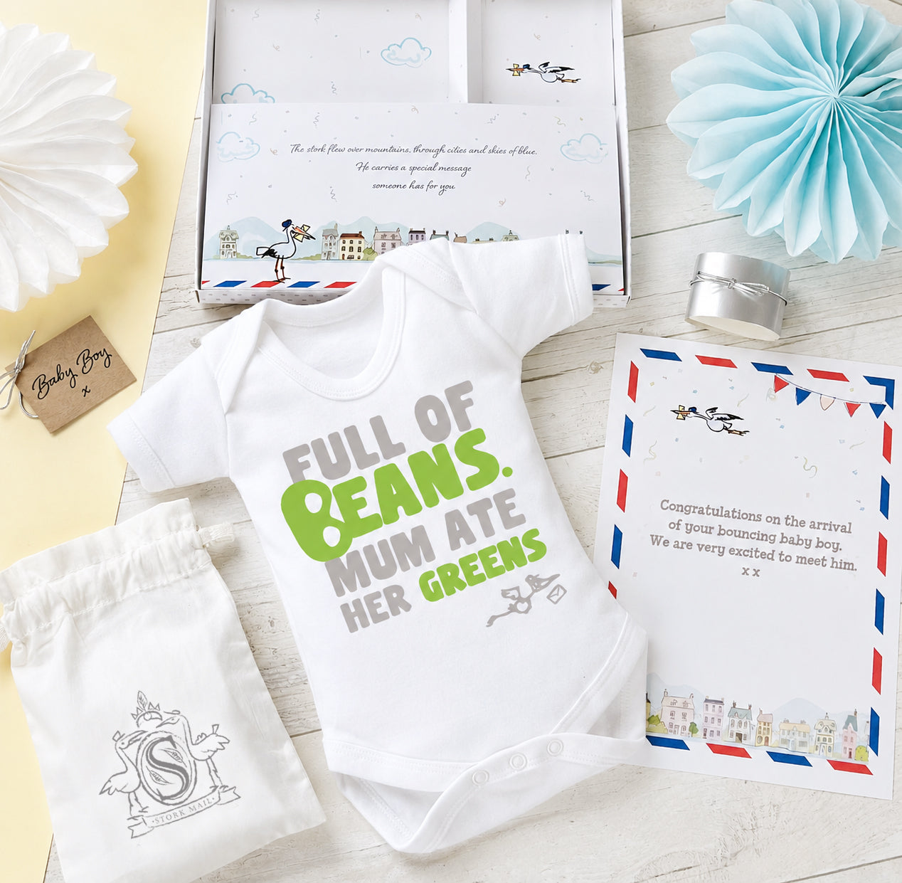 Full Of Beans New baby Gift