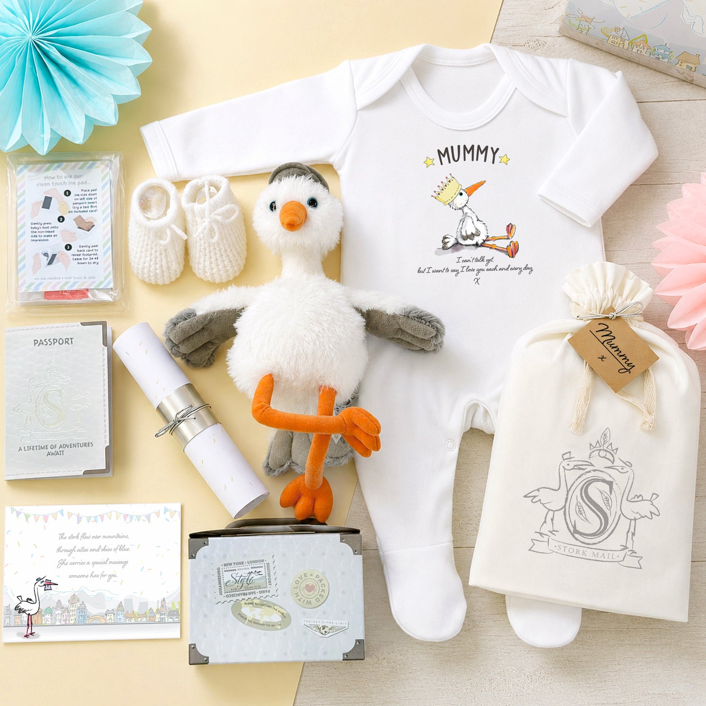 Mummy Cuddly Stork Gift Hamper