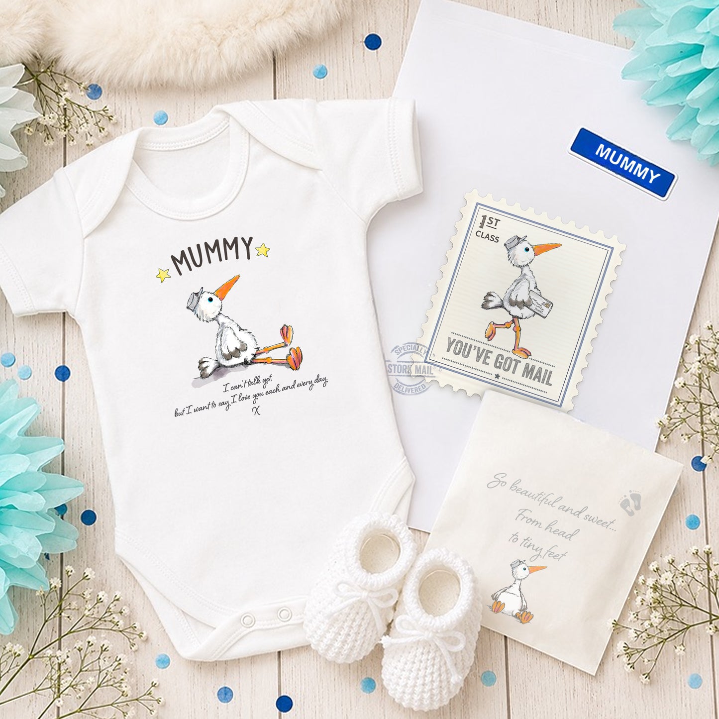 Mummy to Be, Babygrow, message from the bump