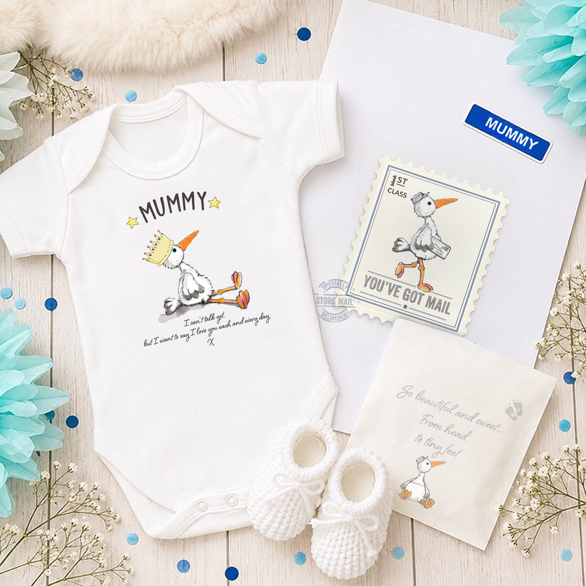 Mummy to Be, Babygrow, message from the bump