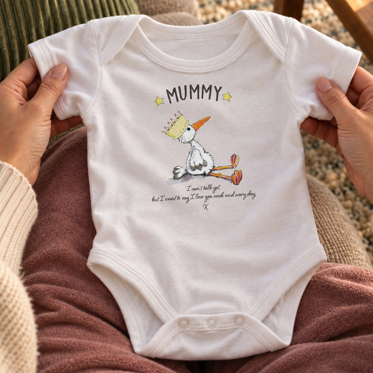 Mummy to Be, Babygrow, message from the bump