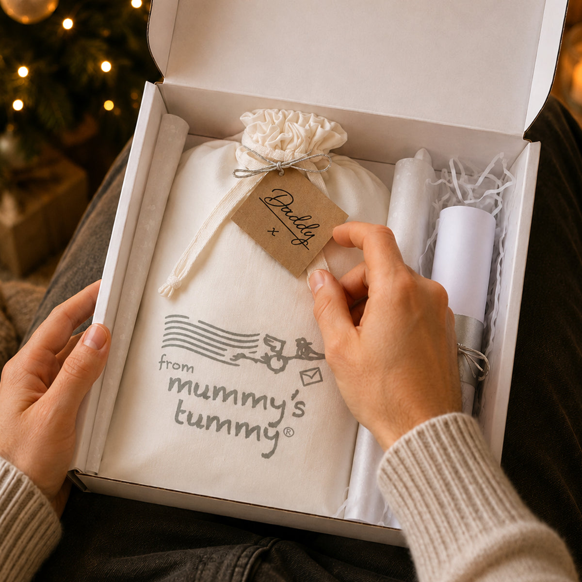 Bump's 1st Christmas letter for Dad-to-be