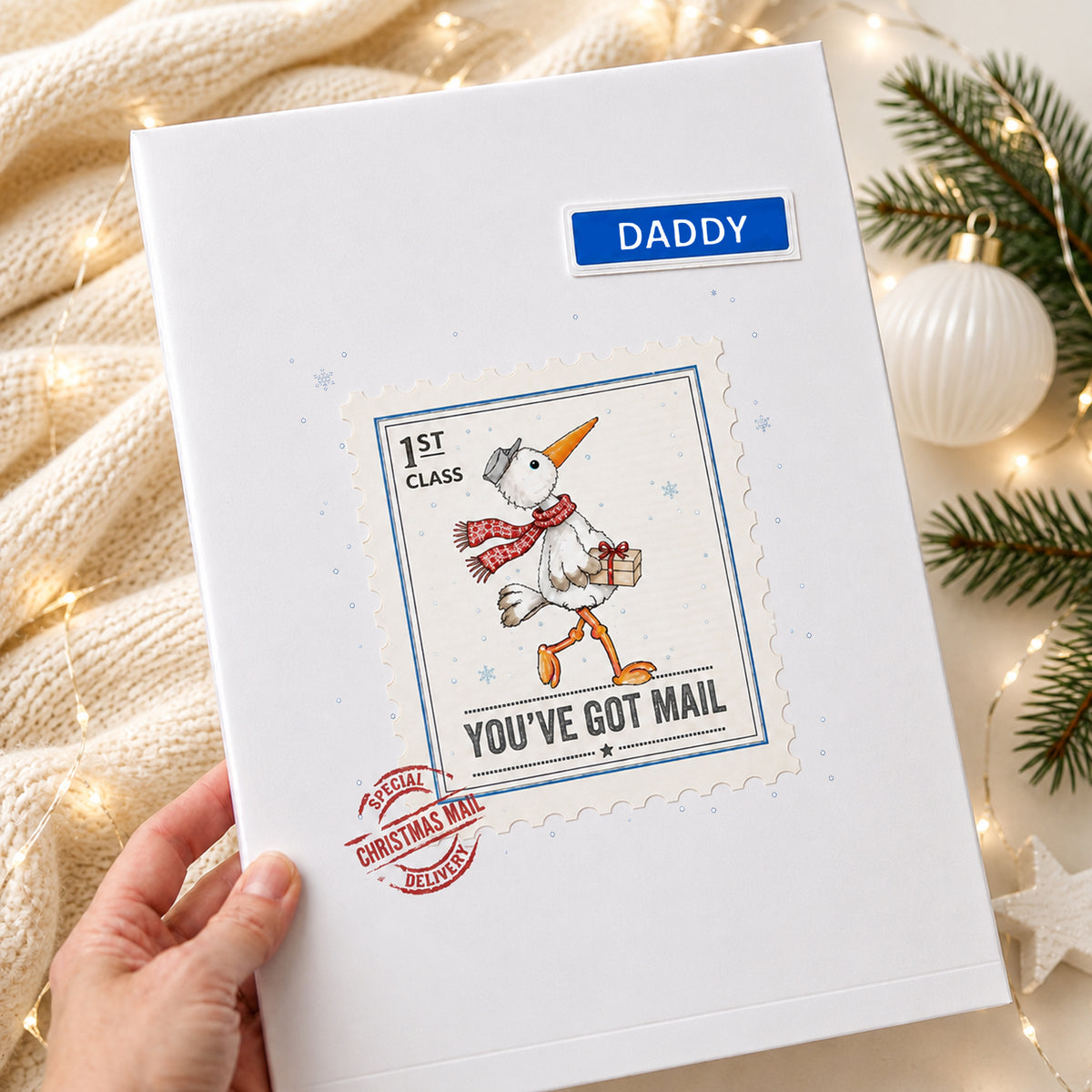 Bump's 1st Christmas letter for Dad-to-be
