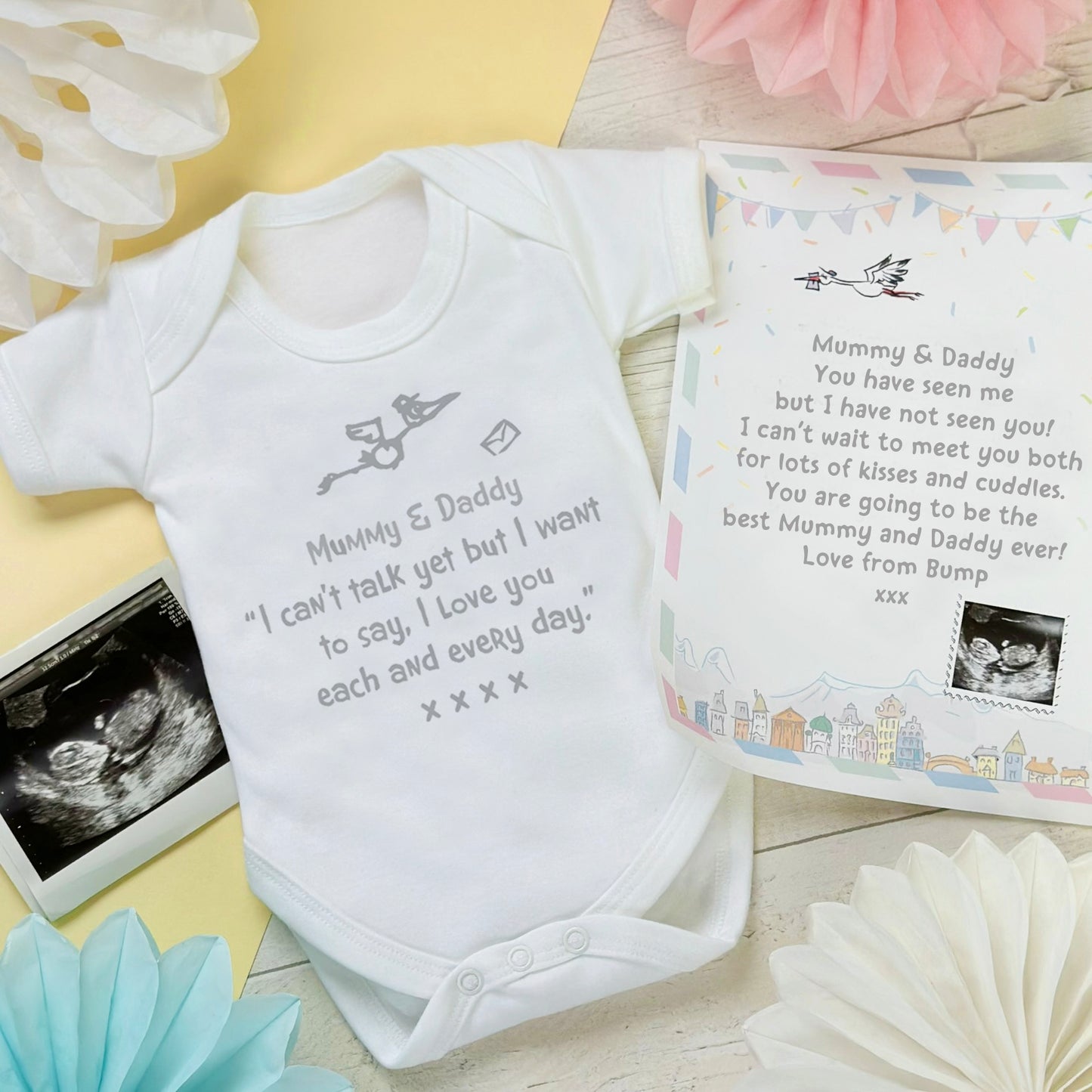 Mummy And Daddy To Be Cuddly Stork Gift Set