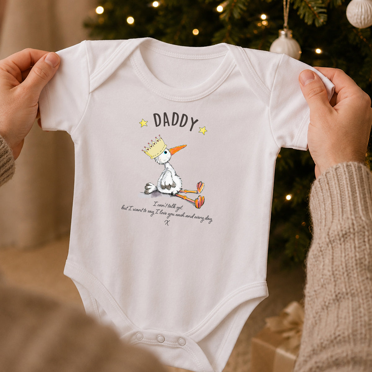 Bump's 1st Christmas letter for Dad-to-be