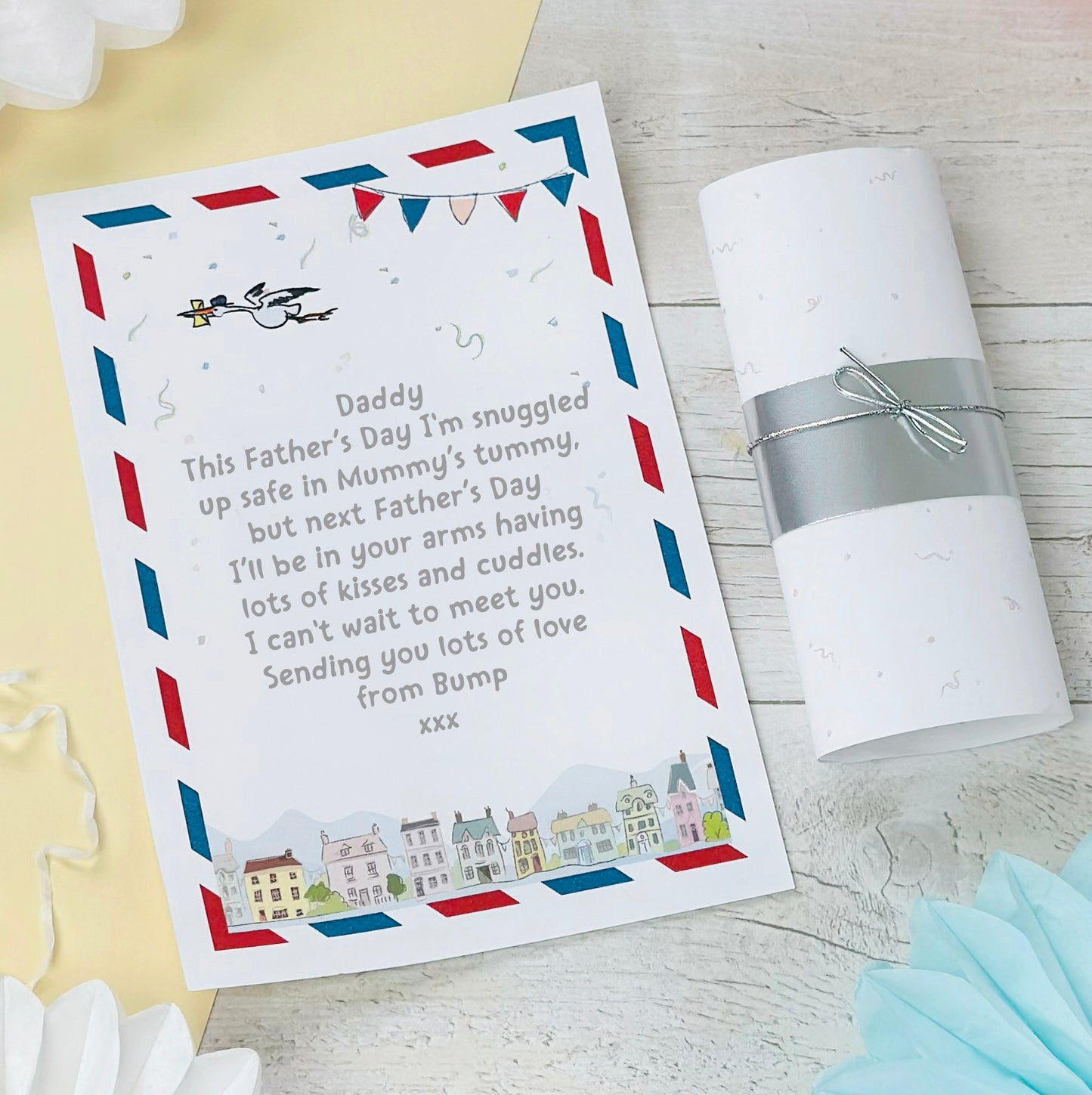 Dad to be,  letter from the Bump
