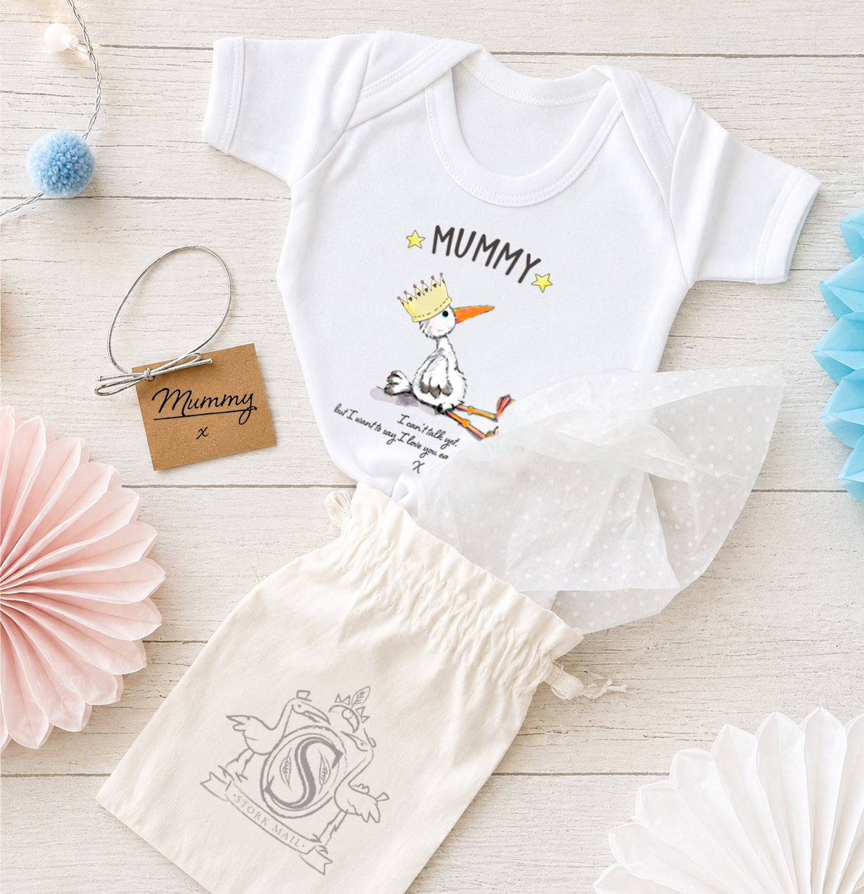 Mum To Be Cuddly Stork Gift Set