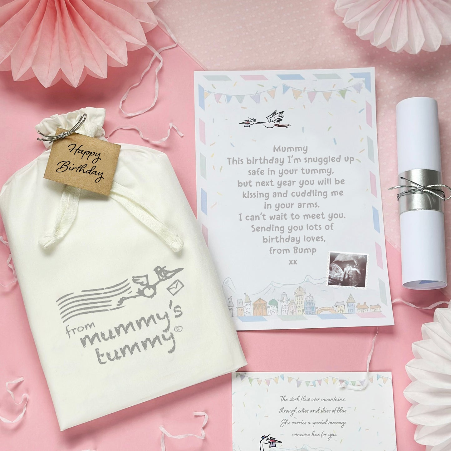 Mummy Cuddly Stork Hamper Gift Set