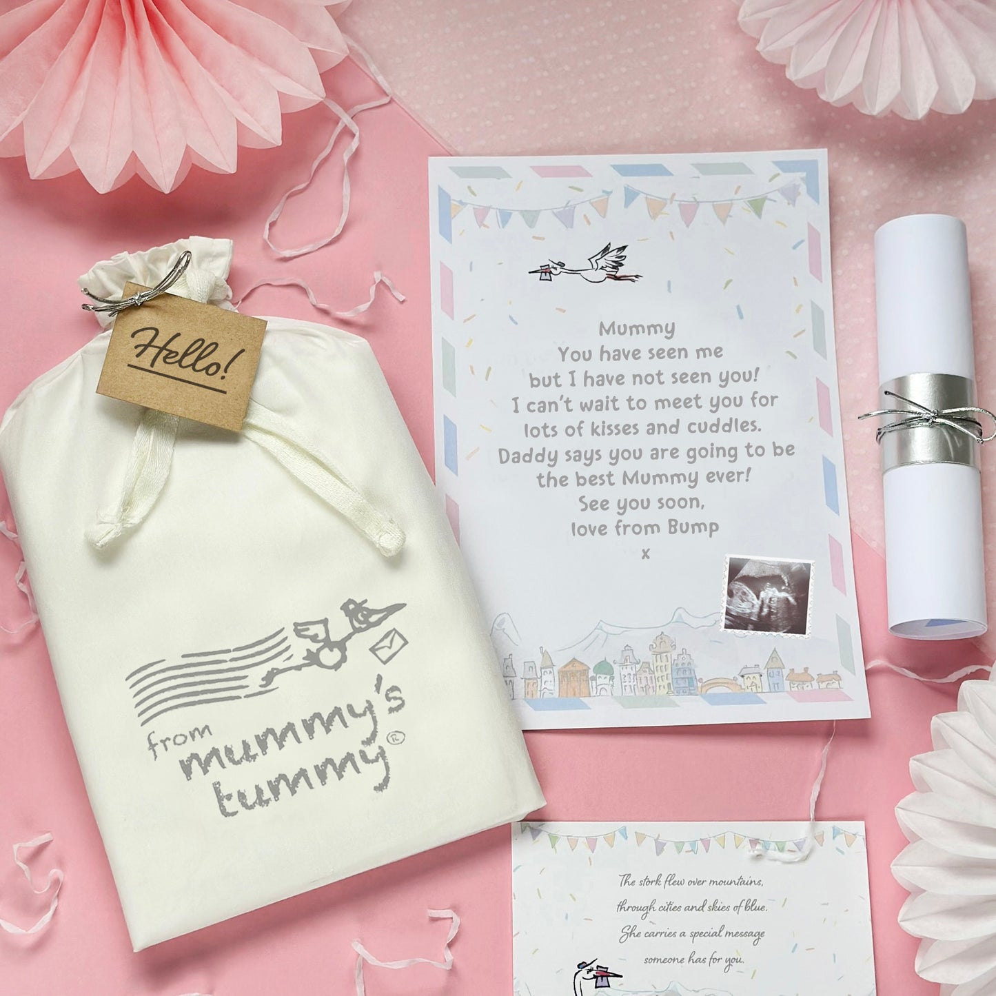 Mummy Cuddly Stork Hamper Gift Set