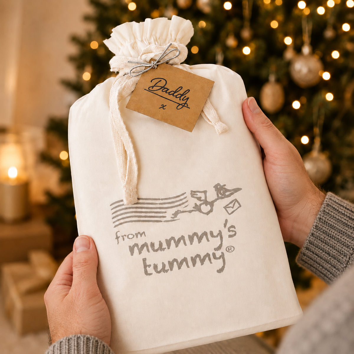 Bump's 1st Christmas letter for Dad-to-be