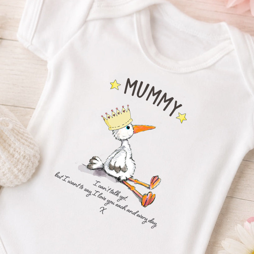 Mum To Be Cuddly Stork Gift Set