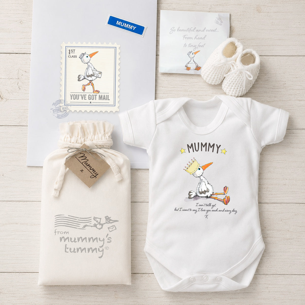 Mummy to Be, Babygrow, message from the bump