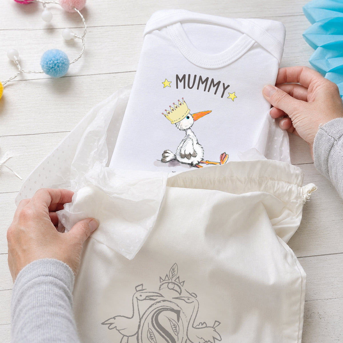 Mummy Cuddly Stork Gift Hamper