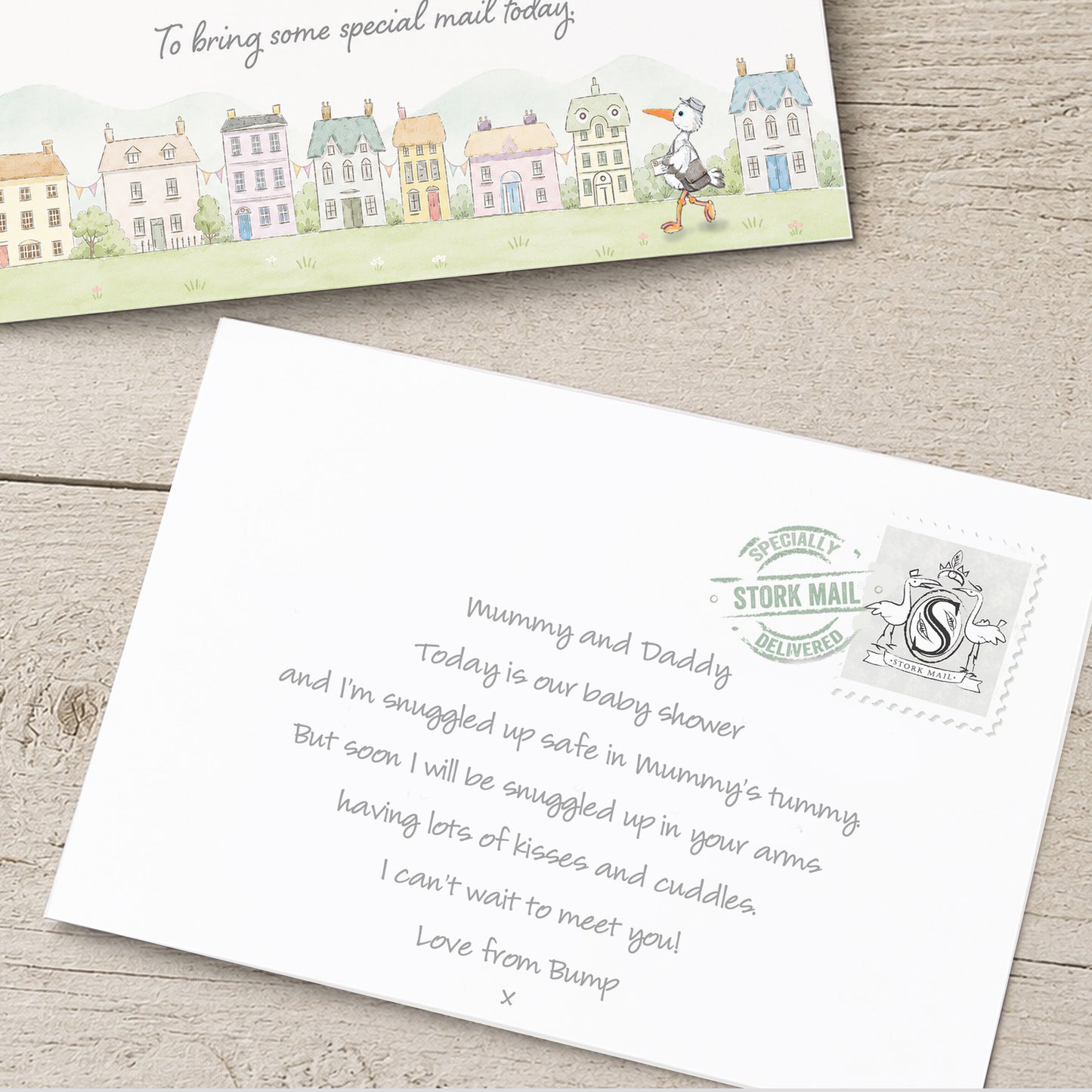 Mummy & Daddy Letter From Bump