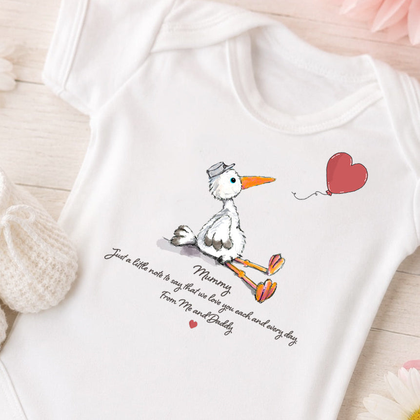Mummy to Be, Babygrow, message from Daddy & Baby