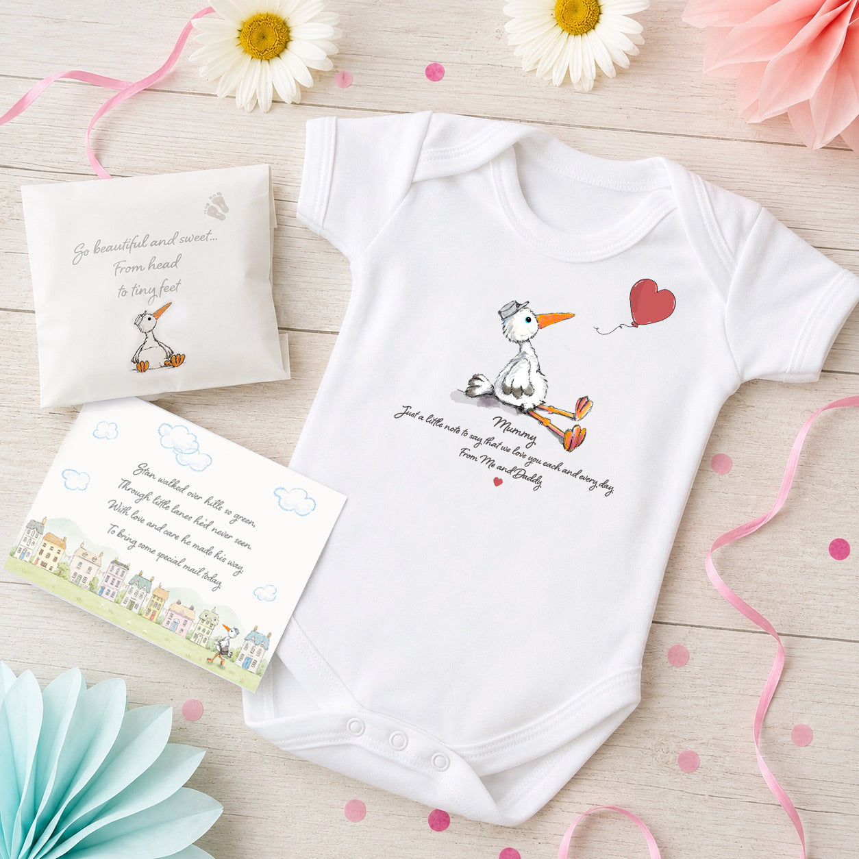Mummy to Be, Babygrow, message from Daddy & Baby