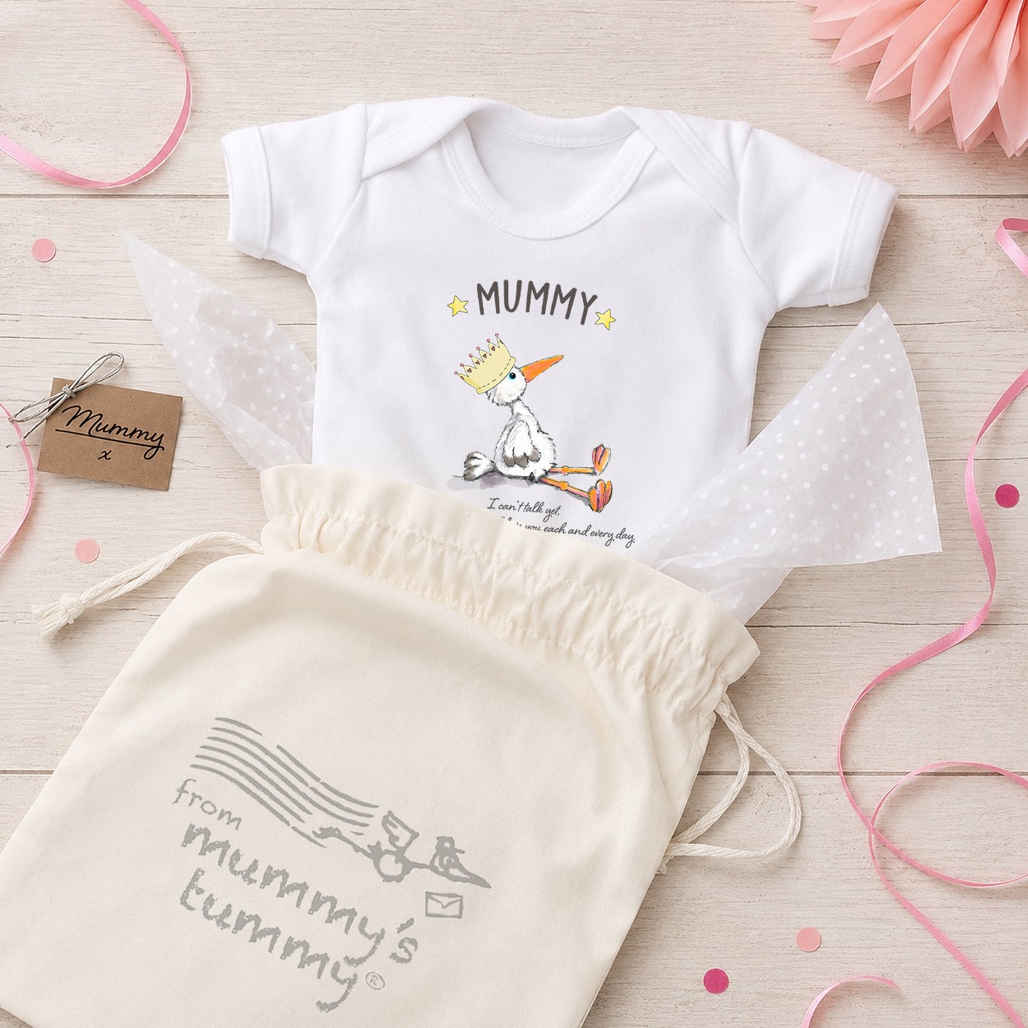 Mummy to Be, Babygrow, message from the bump