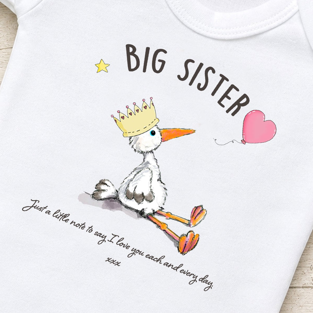 BIG SISTER Announcement Gift Set