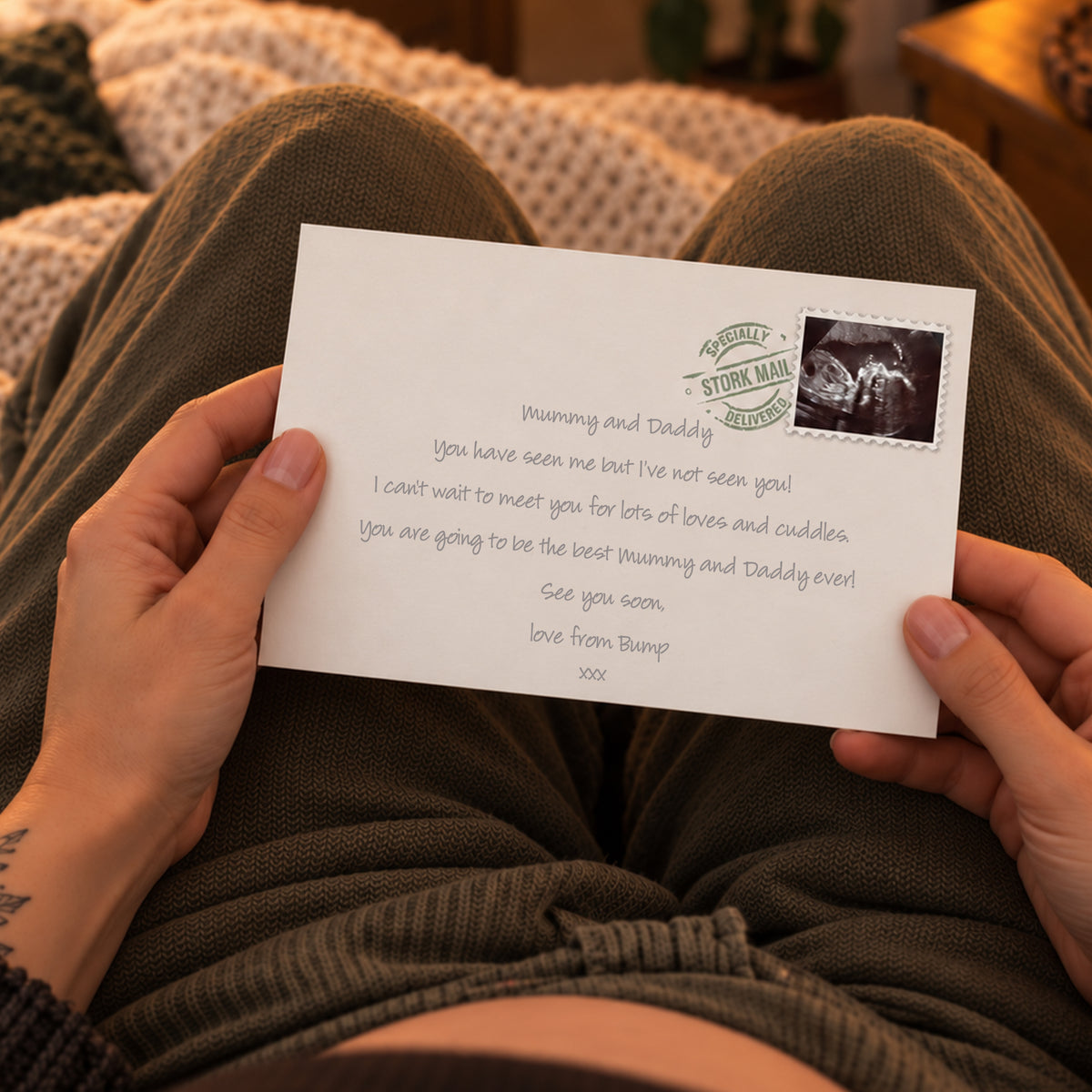 Mummy & Daddy Letter From Bump