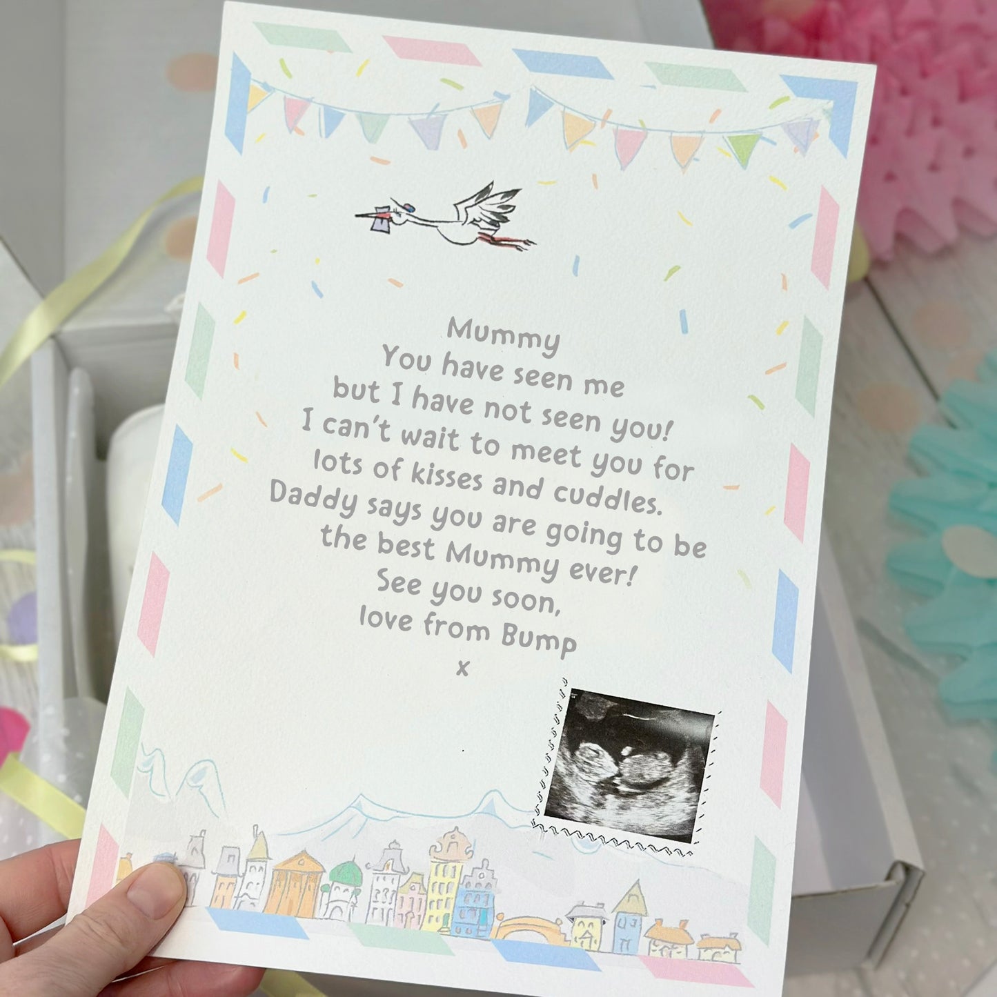 Mum To Be Cuddly Stork Gift Set